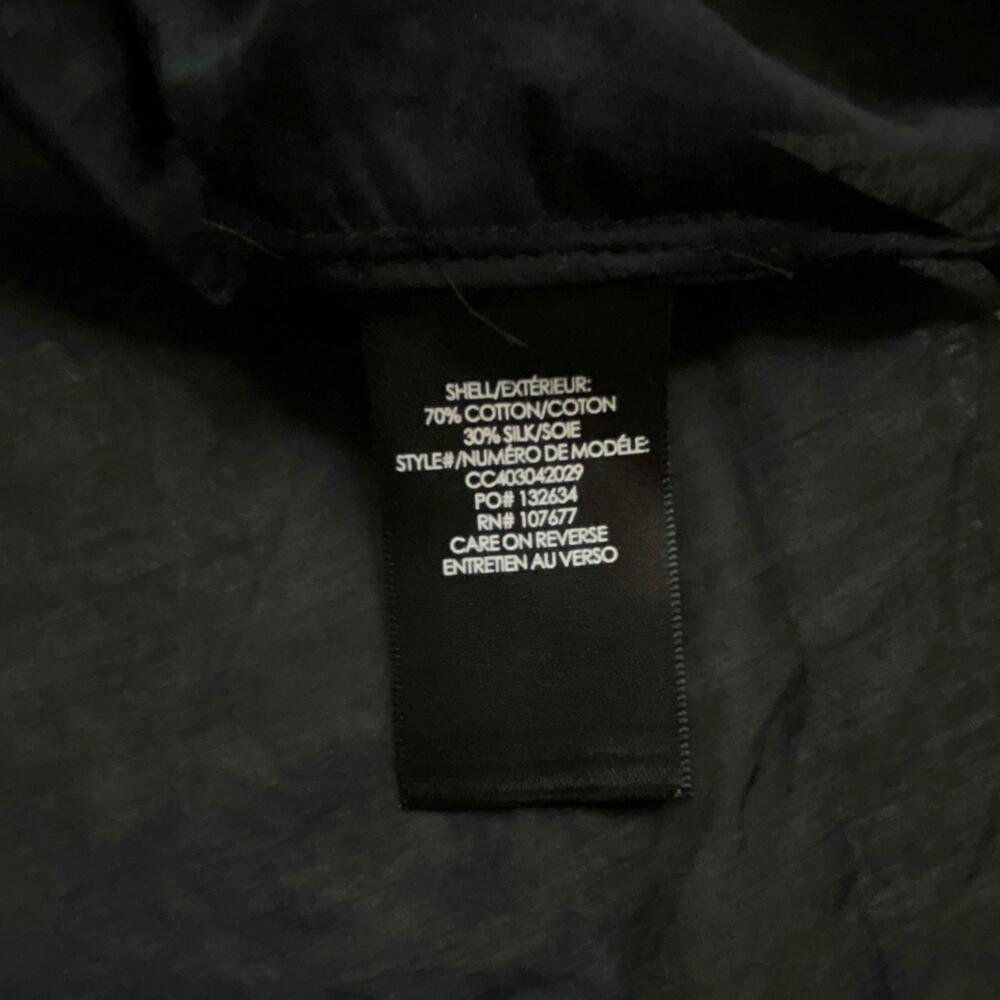 Alice + Olivia Julius Voluminous Blouson Sleeve Blouse Womens Small Black - Picture 12 of 13